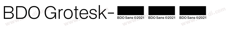 BDO Grotesk字体转换